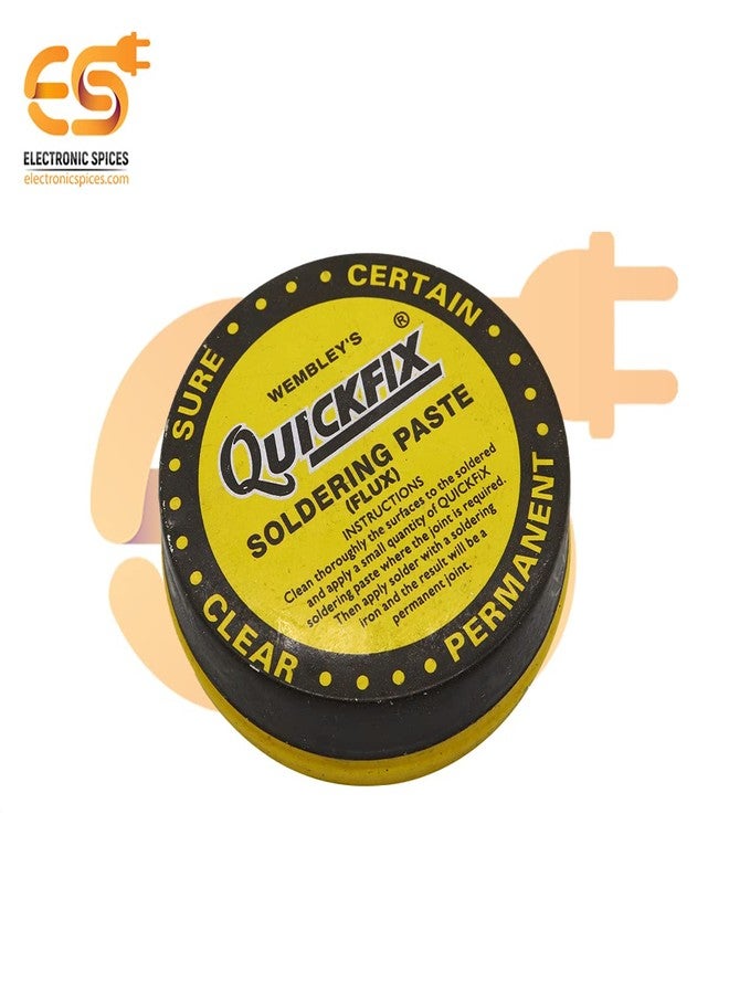 Electronicspices Electronic Spices Combo of 15gm Soldering Paste Flux With 30gm 22 Swg Size Lead Free Solder Wire Reel - Image 3